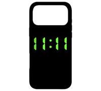 11:11, Lucky Number Enlightened Retro Digital Clock Gifts Case for iPhone 17 Pro Max