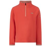 (11/12, Soft Orange) Trespass Girls Casual 1/2 Zip Fleece Top - Sybil