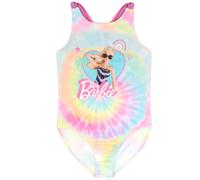 (11-12 Years) Barbie 1 Piece Swimming Costume (Girls Multicoloured)