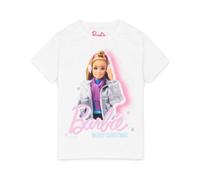 Barbie Girls White Barbie Doll Short Sleeved T-Shirt - 11-12 Years
