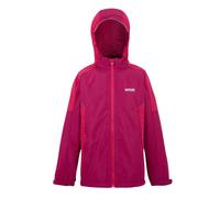 Regatta Girls Hurdle V Waterproof Jacket - Berry Pink/Pink Potion - Berry Pink/Pink Potion - 11-12 years