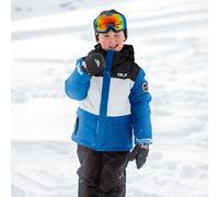 DLX Kids Ski Jacket Water Repellent, Down Touch, Vent Zips, Pocket, Hood, Cuffs
