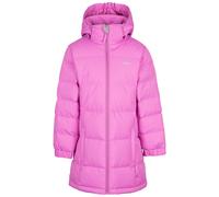 (11-12 Years, Deep Pink) Trespass Girls Padded Jacket Hooded Tiffy