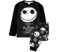 Disney The Nightmare Before Christmas Boys Pyjamas | Jack Skellington Sally Halloween Festive Long Sleeve Long Leg PJs Set | Matching Family Pajama Nightwear for Kids