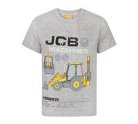 (11-12 Years, Grey Marl) JCB Childrens/Kids Digger T-Shirt