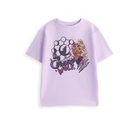 (11-12 Years) Monster High Short Sleeved T-Shirt (Girls Purple)
