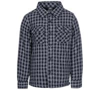(11-12 Years, Navy Gingham) Trespass Gingham Boys Shirt Long Sleeve Average