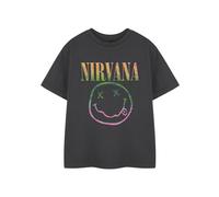 (11-12 Years) Nirvana Short Sleeved T-Shirt (Unisex Kids Black)