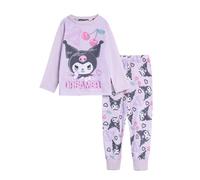 (11-12 Years, Purple) Hello Kitty Girls Kuromi Long Pyjama Set