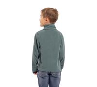 Trespass Boys Fleece Jumper - Lightweight Warm Half Zip Pullover with Contrast Binding on Cuffs, Contrast Inner Collar, 1/2 Zip in Contrast Colour, 100% Polyester Microfleece Spruce Green