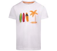 (11-12 Years, White) Trespass Boys Round Neck Printed T-Shirt Alltown