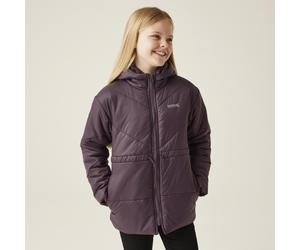 (11-12 Yrs, Deep Plum) Regatta Kids Rurie Hooded Heavy Weight Padded Warm Winter Jacket Coat