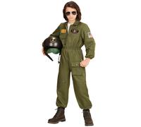 (11-13 years (158 cm)) Boy's fighter pilot costume