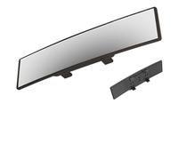 11.2-inch Panoramic Convex Rear View Mirror for Cars, SUVs & Trucks - Wide-Angle Clip-On HD Glass, 300% Expanded Field of, ABS Frame, No T