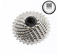 (11-30T 9 Speed Silver) SUNSHINE-SZ MS3 11-30/32/34/36/40/42T 9 Speed Shimano / SRAM MTB Cassette - Silver Black
