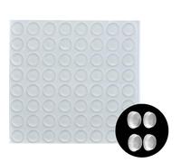 11*3mm Clear Rubber Feet,100Pcs Self Adhesive Rubbery Pads Sticky Rubber Dots,Non-Slip Cabinet Stoppers,Furniture Buffer Pads for Furniture Drawer Doors Cutting Boards Small Appliances Picture Frames