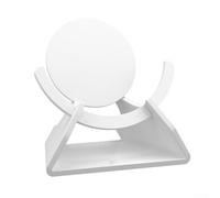 11.40 * 10.80 * 8.10cm Speaker Holder, Speaker Desktop Pedestal Stand, Acrylic Desktop Pedestal For Google Nest-mini, Speaker Storage Base(White)