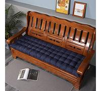 11.48" Thick Bench Cushion Garden Bench Pads with Ties Swing Seat Cushion 2/3 Seater Rectangular Seat Cushion Pads for Indoor/Outdoor Garden Furniture Patio #11.48"*165"