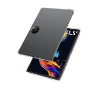 11.5" Clear Case for TCL NXTPAPER 11 Plus Android Tablet (Model 9469X), FJIASTB Flexible TPU Shockproof Protective Cover with Airbag, Lightweight (Transparent)