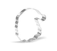 11.5 cm Santa Head Cookie Cutter - Stainless Steel