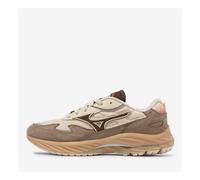 (11.5 UK, Brown) Mizuno Mens Wave Rider Beta Sportstyle Suede Trainers