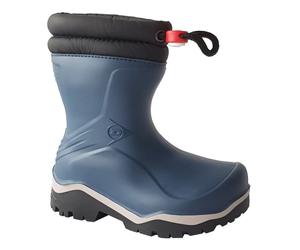 (11.5 UK Child, Blue) Dunlop Kids Blizzard Toggle Tie Thermal Wellington Boots