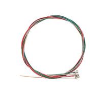 11-52 Acoustics Guitar Strings, Colored Strings Replacement Set | Replacement Steel Wire String for Acoustics and Folk Guitar, Beginner Performers Set of 6 Guitar Strings