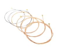 11-52 Gauge Acoustic Strings, Coated Phosphor Bronze 6 Piece Guitar Set, Ball End Replacement for Daily Home Lesson Use Routine Care Acoustic Guitar Replacement Strings Coated Phosphor Bronze String