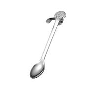 11.5cm Stainless Steel Dog Spoon - Silver Hanging Coffee/Tea Cup Spoon, Cute Design