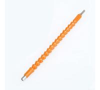 11 6 Inch Drill Bit Extension for Flexible Access in Tight Spots, Compatible with Various Screwdrivers (Orange)
