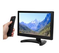 11.6 Inch Portable Monitor 1920 X 1080, 16:9 Screen Ratio, Mini LED Monitor Dual Speakers Multiple Inputs, PC Screen with Remote Control (batteries Not included) (UK Plug)