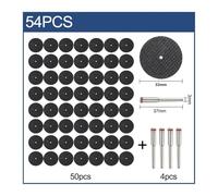 11-64PCS Metal Cutting Disc 32mm With Mandrels Grinding Wheels Saw Blade For Rotary Tool Accesories Abrasive(54pcs)