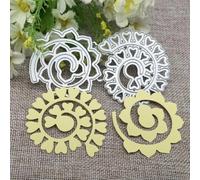 11.6x6.5cm 3D Garland Spiral Flower Metal Cutting Dies Stencils for Card Making Scrapbooking Album Photo Decoration,Cutting Dies Stencils
