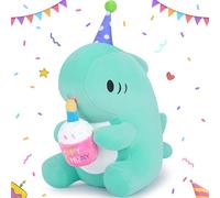 11.8 inch Happy Birthday Plush Shark Plush Toy Stuffed Shark Plushie Hugging Pillow for Birthday Toy Stuffed Animal Stuffed for Birth Celebration Cuddly Toys Cartoon Animal Plush Happy for Girls Boys
