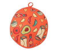 11.8 Inch Tortilla Warmer Pouch, Microwaveable Tortilla Holder, Insulated Fabric Keeper Holder for Pitas Naan Bread Warm for Up to One Hour, Easy to & Portable Convenience