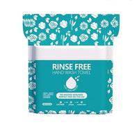 11.81 * 11.81in 25/100pcs Disposable No-Rinse Bath Towel Suitable for Sensitive Skin - One-piece Shower Towel, Just Soak, Lather and Dry, No Shampoo or Rinse Needed 25sheets/pack (1)
