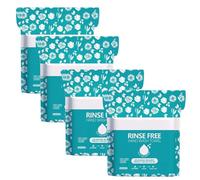 11.81 * 11.81in 25/100pcs Disposable No-Rinse Bath Towel Suitable for Sensitive Skin - One-piece Shower Towel, Just Soak, Lather and Dry, No Shampoo or Rinse Needed 25sheets/pack (4)