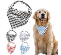 11.81inch Personalized Dog Bandanas Scarf Custom with Name Or Text Soft Triangle Dog Scarf Adjustable Birthday Gift for Small Medium Large Dogs Puppy Cat Pet (Black)