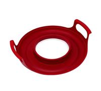 11.81x 10.43x3.23 in Microwave Tray Heat, Microwave Cool Caddy with Handles-Carrying Tray for Bowls, Plates,Microwave Handle Tray Hot Bowl Holder,Heat Resistant Microwave Bowl Cozy.(Weight:115g)