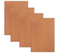 11.81x8.27 Inches Cork Sheets 3mm Thick 4 Pcs Self Adhesive Wood Backing Cork Corks Boards for Walls Decor for DIY Craft CoastersParty Decorations