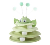 11.81x9.44in Cat Tower Toy - Turntable Cat Toy, 3-Layer Kitten Puzzle Ball Tower | Kitten Fun Mental Physical Exercise Puzzle Toys | Interactive Play Game for Living Room Bedroom Basement Apartment