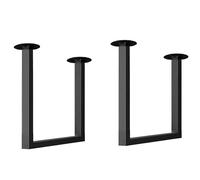 11.8in x 11.8in Heavy Duty Floating Shelf Bracket, Single Layer Ceiling Mount Shelf Bracket with Screws, Metal Hanging Shelf Support Bracket ( Color : Black , Size : 2 Pack )