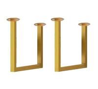 11.8in x 11.8in Heavy Duty Floating Shelf Bracket, Single Layer Ceiling Mount Shelf Bracket with Screws, Metal Hanging Shelf Support Bracket ( Color : Gold , Size : 2 Pack )