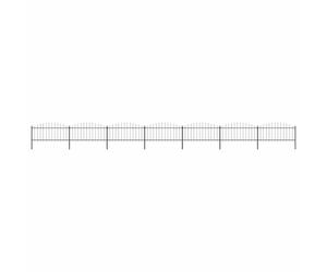 (11.9 m/ 50-75 cm) vidaXL Garden Fence Spear Outdoor Panel Barrier Border Privacy Multi Sizes