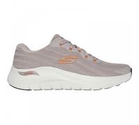 (11 (Adults')) Arch Fit 2.0 - Road Wave | Taupe/Orange | Men's Ultimate Comfort and Support Trainers