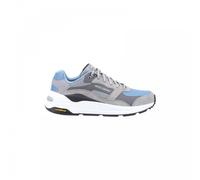 (11 (Adults')) Global Jogger | Grey/Blue | Mens Running Trainers