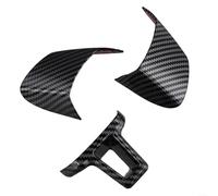 11) Car Carbon Texture Interior Steering Wheel Panel Cover Trim For Golf 6/For for BORA 2009 2014, Perfect Match, Stable & Reliable