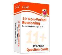 11+ CEM Non-Verbal Reasoning Revision Question Cards - Ages 10-11