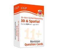 11+ CEM Revision Question Cards: Non-Verbal Reasoning 3D & Spatial - Ages 10-11: for the 2025 exams (CGP CEM 11+ Ages 10-11)
