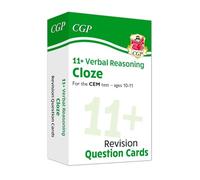 11+ CEM Revision Question Cards: Verbal Reasoning Cloze - Ages 10-11: for the 2025 exams (CGP CEM 11+ Ages 10-11)